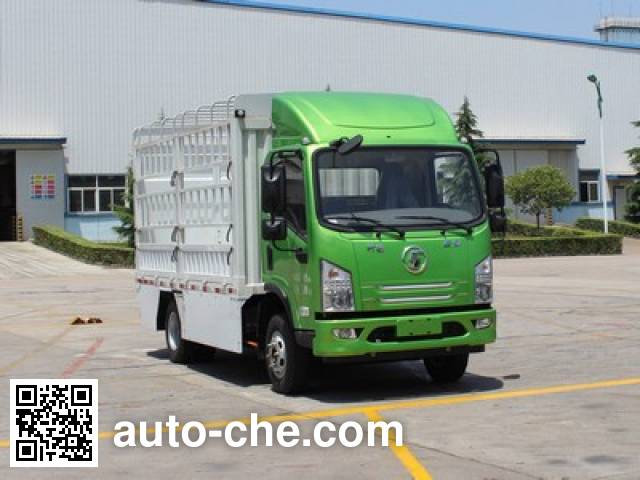Электрический грузовик с решетчатым тент-каркасом Shacman SX5070CCYBEV4