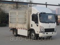 Электрический грузовик с решетчатым тент-каркасом Shacman SX5040CCYBEV1