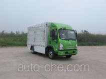 Электрический грузовик с решетчатым тент-каркасом Shacman SX5040CCYBEV7