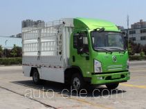 Электрический грузовик с решетчатым тент-каркасом Shacman SX5040CCYBEV6
